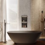 Bateria wannowa wolnostojąca Essia – gun metal – Kolekcja Essia – BOCCO Bateria wannowa wolnostojąca Essia – gun metal - Kolekcja Essia - BOCCO