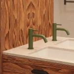 Bateria umywalkowa nablatowa niska Structa – sage green - Kolekcja Structa - BOCCO
