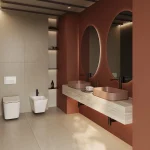 Bateria umywalkowa nablatowa wysoka Arcos – czarny mat – Kolekcja Arcos – BOCCO