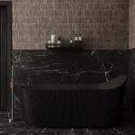 Bateria wannowa wolnostojąca Arcos – chrom – Kolekcja Arcos – BOCCO