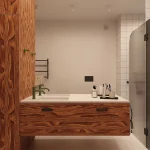 Bateria umywalkowa nablatowa niska Structa – sage green - Kolekcja Structa - BOCCO