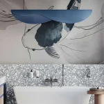 Bateria wannowa natynkowa Arcos – stal szczotkowana – Kolekcja Arcos – BOCCO