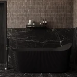 Bateria wannowa wolnostojąca Arcos – gun metal – Kolekcja Arcos – BOCCO