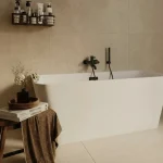Bateria wannowa natynkowa Liora – czarny mat – Kolekcja Liora – BOCCO