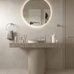 Bateria umywalkowa nablatowa niska Structa – chrom – Kolekcja Structa – BOCCO