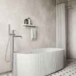 Bateria wannowa wolnostojąca Liora – chrom – Kolekcja Liora – BOCCO