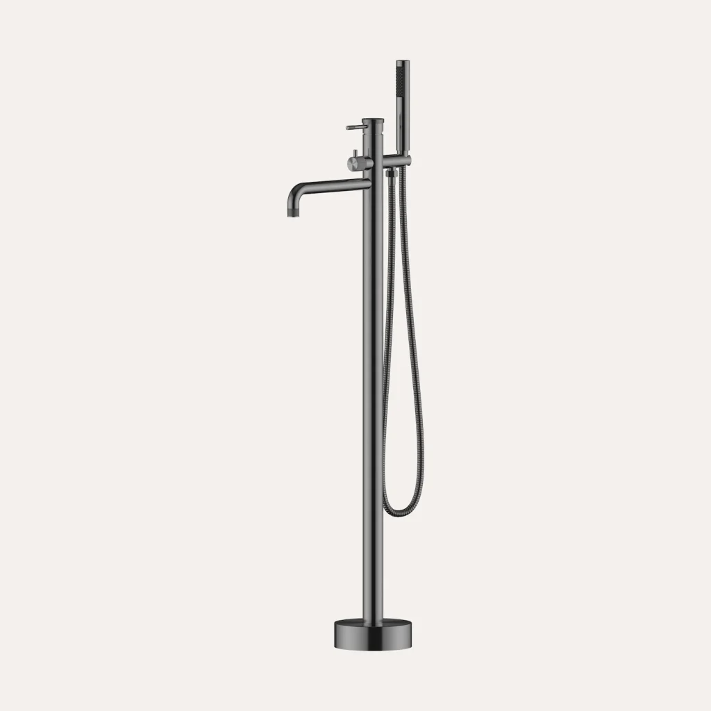 Bateria wannowa wolnostojąca Liora – gun metal - Kolekcja Liora - BOCCO