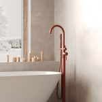 Bateria wannowa wolnostojąca Structa – terakota – Kolekcja Structa – BOCCO
