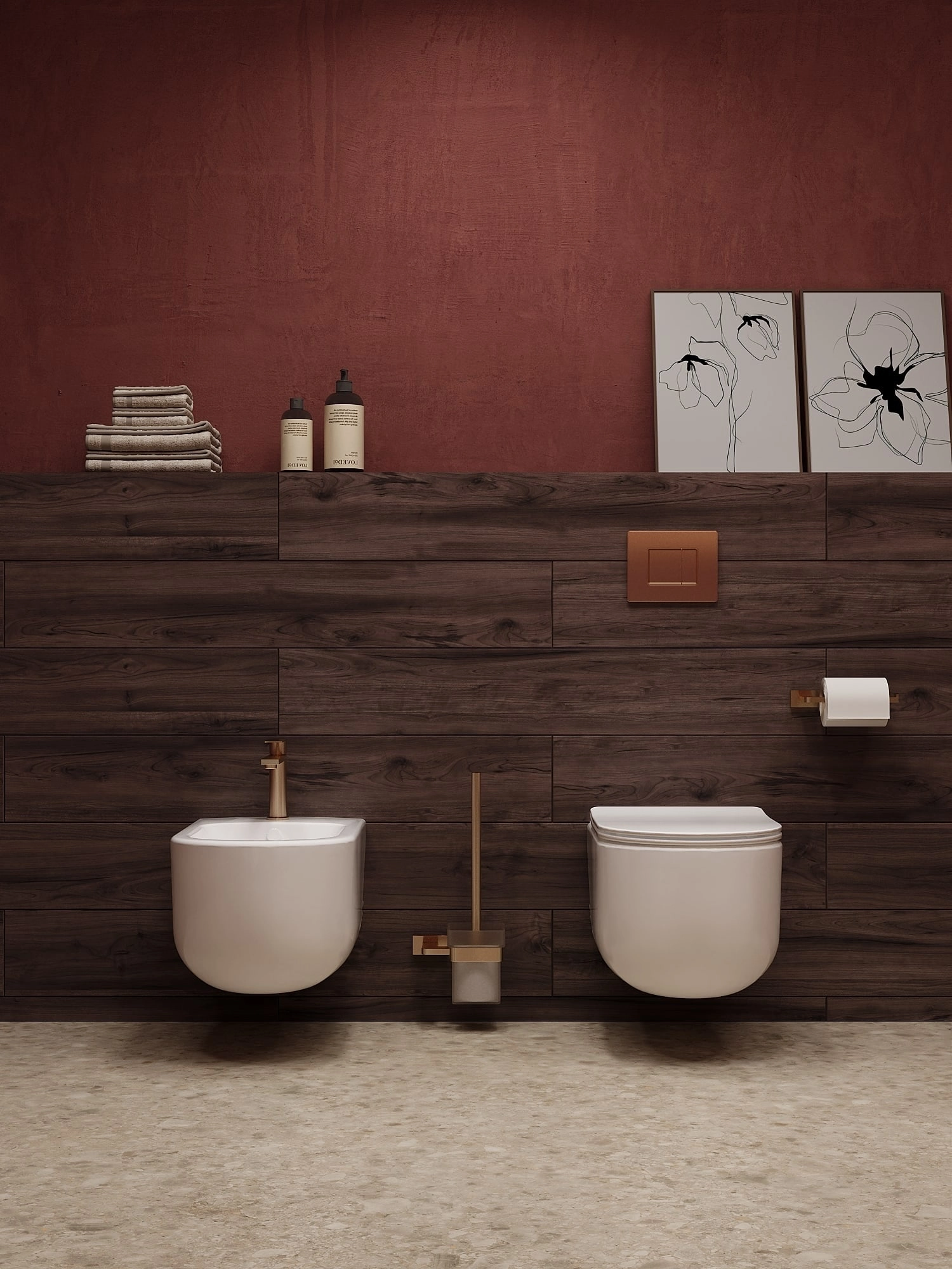 Misa WC  Pleat - biały połysk - Kolekcja Pleat - BOCCO