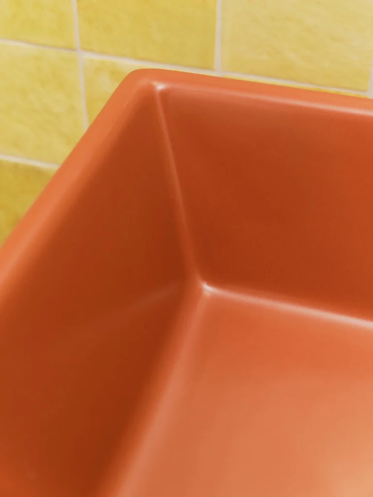 Umywalka nablatowa Frame prostokątna – terakota - Kolekcja Frame - BOCCO