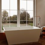 Bateria wannowa wolnostojąca Arcos – stal szczotkowana – Kolekcja Arcos – BOCCO Bateria wannowa wolnostojąca Arcos – stal szczotkowana - Kolekcja Arcos - BOCCO
