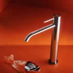 Bateria umywalkowa nablatowa wysoka Structa – chrom - Kolekcja Structa - BOCCO