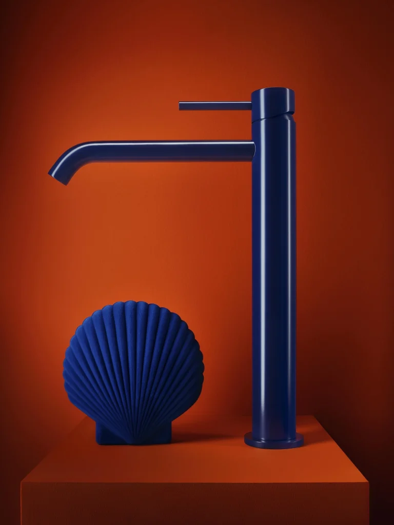 Bateria umywalkowa nablatowa wysoka Structa – cobalt blue – Kolekcja Structa – BOCCO Bateria umywalkowa nablatowa wysoka Structa – cobalt blue - Kolekcja Structa - BOCCO