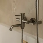 Bateria wannowa natynkowa Liora – gun metal – Kolekcja Liora – BOCCO