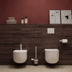Uchwyt na papier toaletowy Arcos – biały mat – Kolekcja Arcos – BOCCO