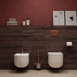 Szczotka WC Arcos – miedź szczotkowana – Kolekcja Arcos – BOCCO