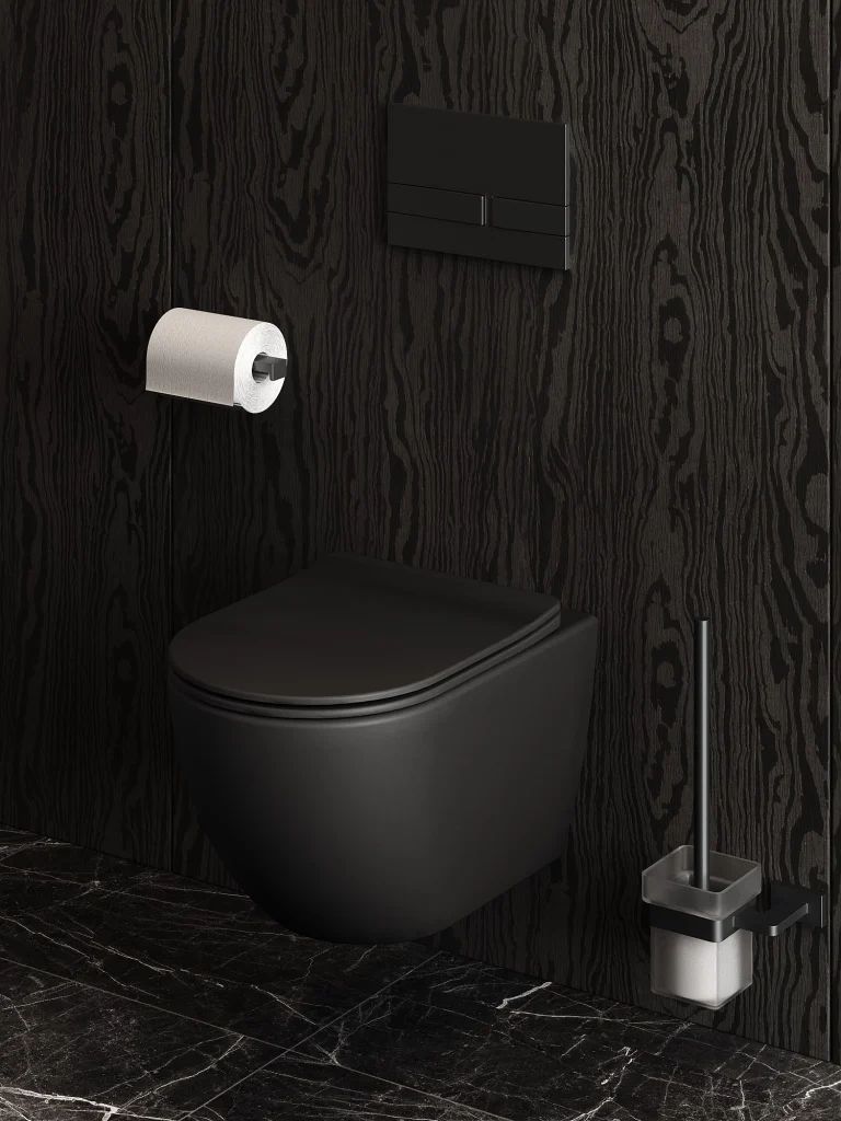 Szczotka WC Arcos – gun metal – Kolekcja Arcos – BOCCO