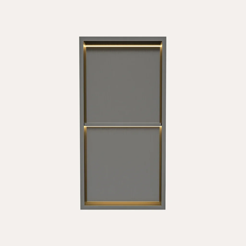 Niecka LED pion – gun metal -  - BOCCO
