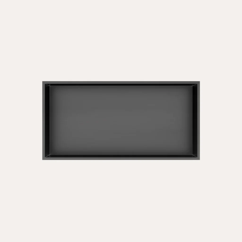 Niecka pozioma – gun metal -  - BOCCO