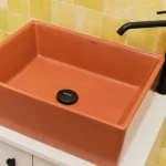 Umywalka nablatowa Frame prostokątna – terakota - Kolekcja Frame - BOCCO