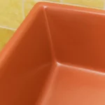 Umywalka nablatowa Frame prostokątna – terakota - Kolekcja Frame - BOCCO