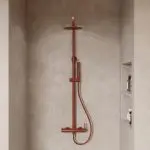 Zestaw prysznicowy natynkowy Structa - terakota - Kolekcja Structa - BOCCO