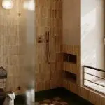 Walk-in zaokrąglony Eternal ryflowany – brąz szczotkowany - Kolekcja Eternal - BOCCO