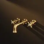 Bateria umywalkowa podtynkowa Classic – złoto szczotkowane - Kolekcja Classic - BOCCO