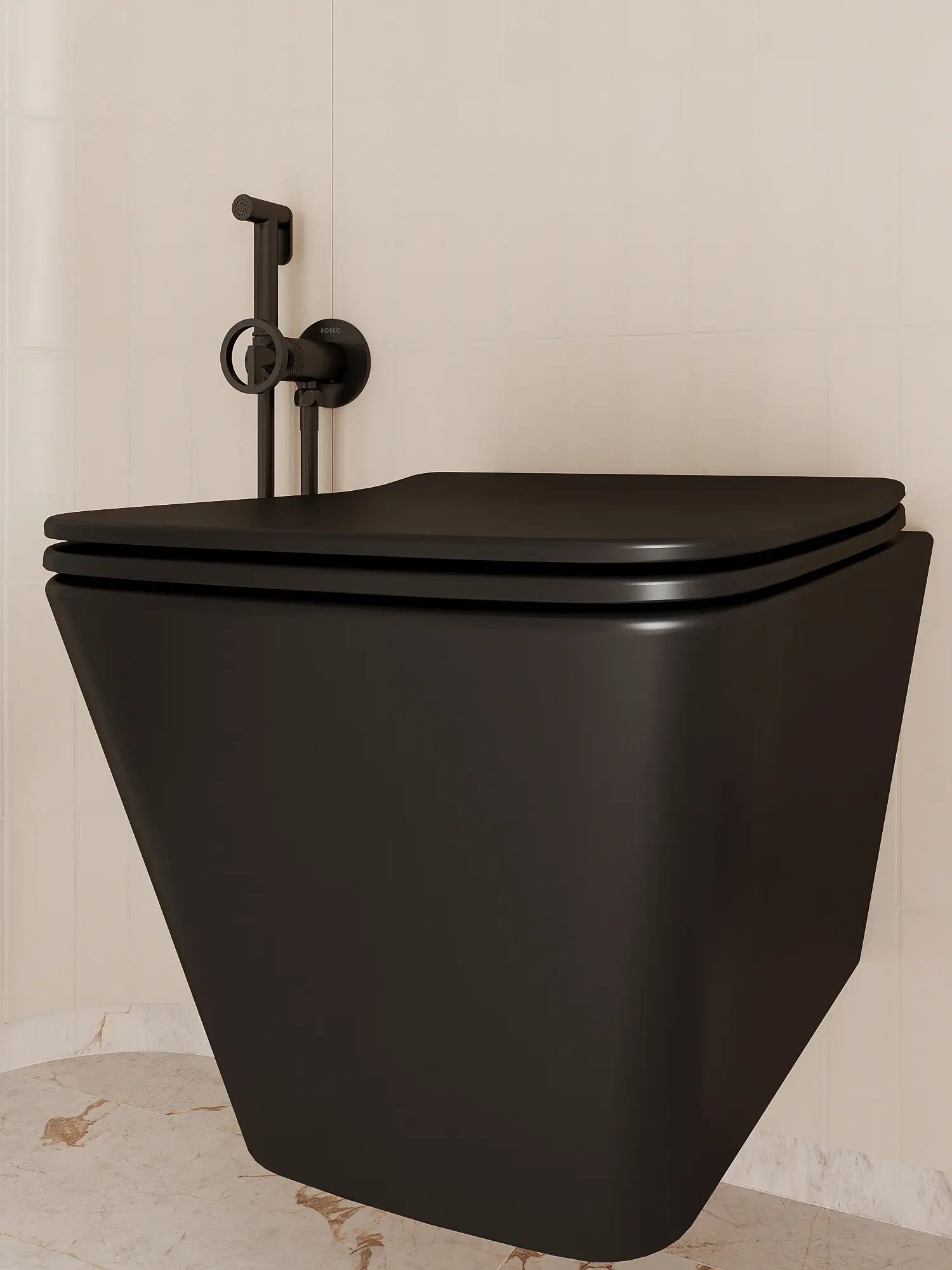 Misa WC Frame - czarny mat