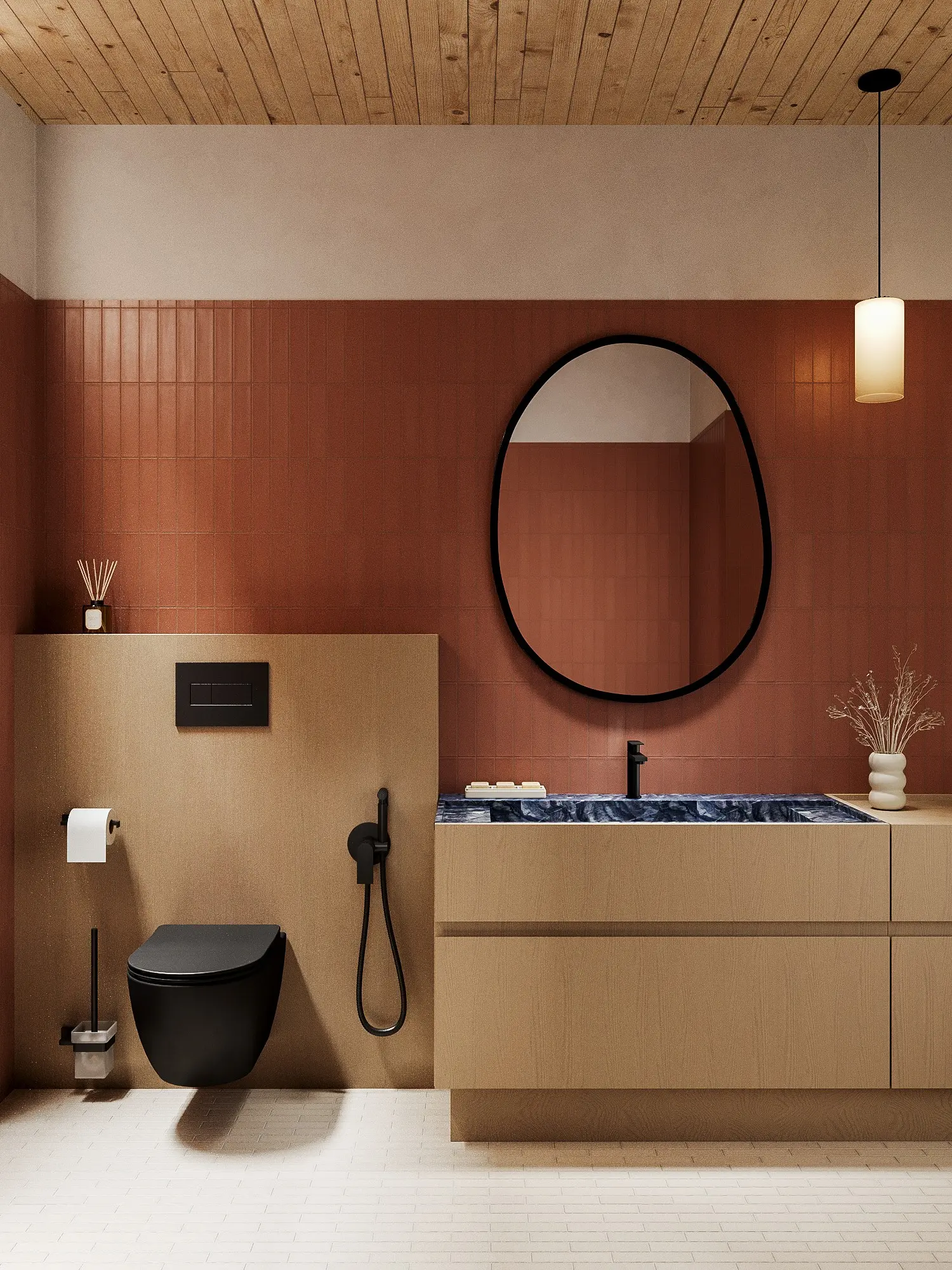 Misa WC Wave - czarny mat