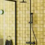 Zestaw prysznicowy natynkowy Structa – czarny mat - Kolekcja Structa - BOCCO