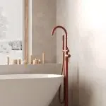 Bateria wannowa wolnostojąca Structa – terakota - Kolekcja Structa - BOCCO