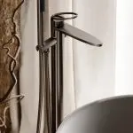 Bateria wannowa wolnostojąca Essia – gun metal - Kolekcja Essia - BOCCO