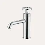 AL01NEBCH-1 Bateria umywalkowa nablatowa niska Nebis – chrom