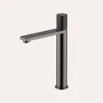 Bateria umywalkowa nablatowa wysoka Vellum – gun metal