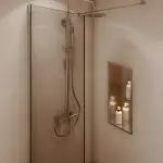 Zestaw prysznicowy natynkowy Arcos – stal szczotkowana - Kolekcja Arcos - BOCCO