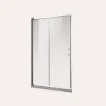 KP01P00CH-1000x2000D tlo Drzwi prysznicowe wnękowe rozsuwane Classic – chrom