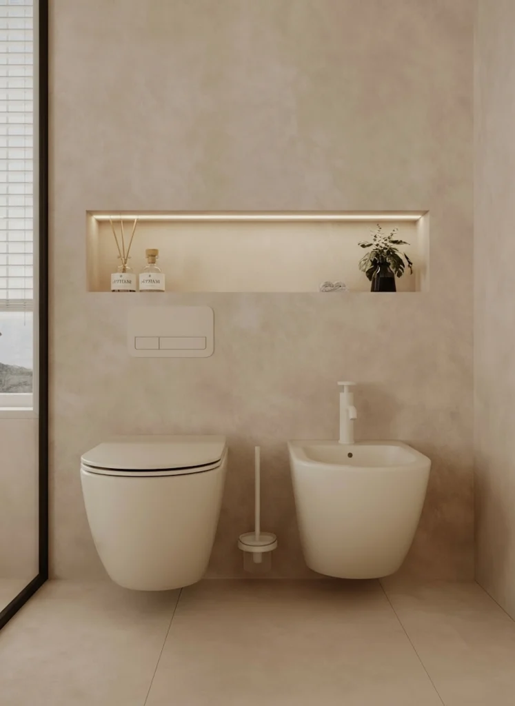 Szczotka WC Nebis – biały mat Szczotka WC Nebis – biały mat