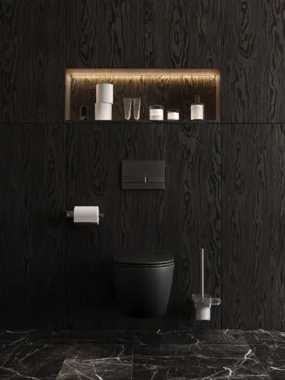 Szczotka WC Arcos – stal szczotkowana
