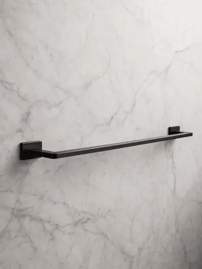 Wieszak na ręcznik pojedynczy Arcos – gun metal – Kolekcja Arcos – BOCCO Wieszak na ręcznik pojedynczy Arcos – gun metal