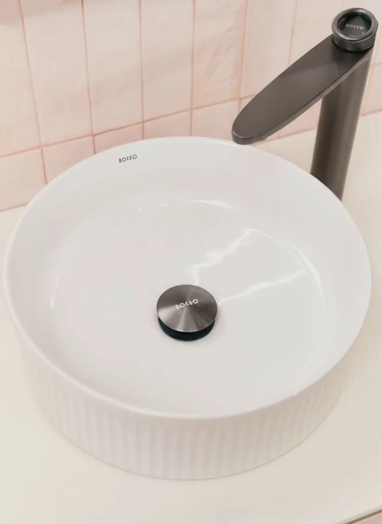 Klik-klak wysoki – gun metal -  - BOCCO