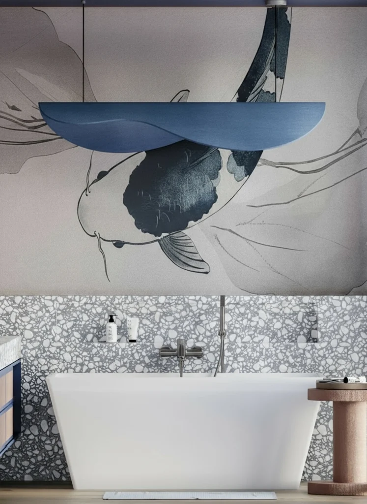 Bateria wannowa natynkowa Arcos – stal szczotkowana - Kolekcja Arcos - BOCCO