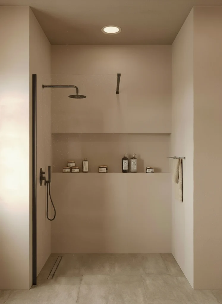 Zestaw prysznicowy podtynkowy Arcos – gun metal - Kolekcja Arcos - BOCCO