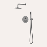 Zestaw prysznicowy podtynkowy Vellum – gun metal - Kolekcja Vellum - BOCCO