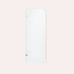 Walk-in zaokrąglony Eternal gładki – czarny mat - Kolekcja Eternal - BOCCO