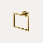 Wieszak na ręcznik Arcos - złoto szczotkowane - Kolekcja Arcos - BOCCO