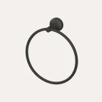 Wieszak na ręcznik Structa - czarny mat - Kolekcja Structa - BOCCO