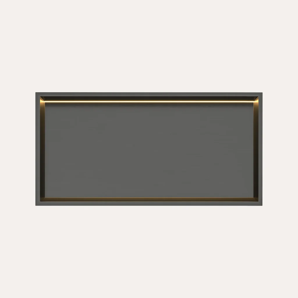 Niecka LED poziom – gun metal -  - BOCCO