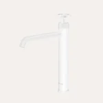 Bateria umywalkowa nablatowa wysoka Nebis – biały mat - Kolekcja Nebis - BOCCO