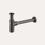 Syfon niski przelewowy – gun metal -  - BOCCO